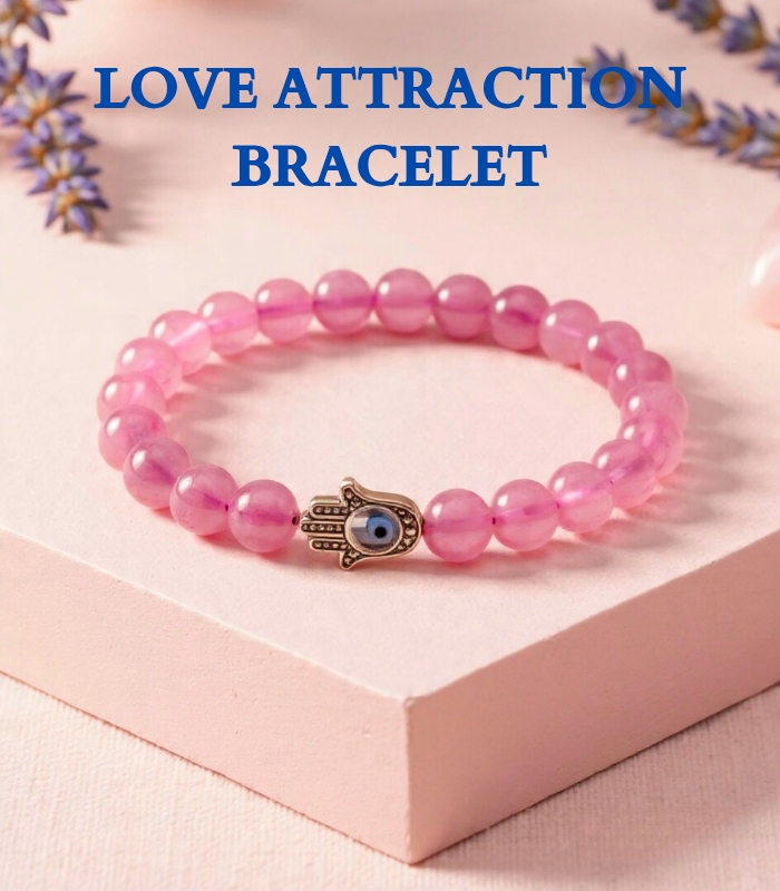 Love Attraction Bracelet (Original Rose Quartz)
